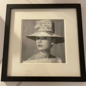 Audrey Hepburn wall art with new frame!